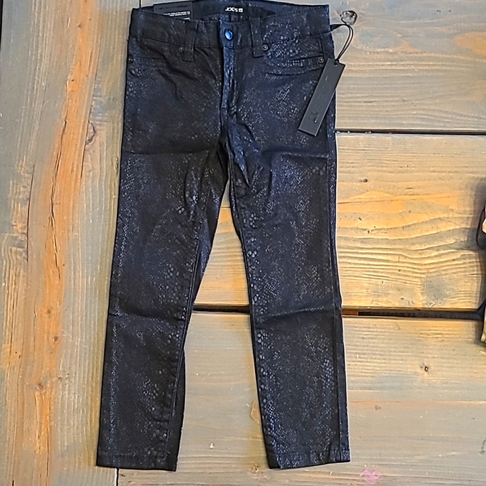 Joe's Jeans Black Snakeskin Ultra Slim Fit The Jegging NWT